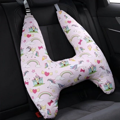 Travel Pillow for Kids - Backseat Comfort for Car Journeys