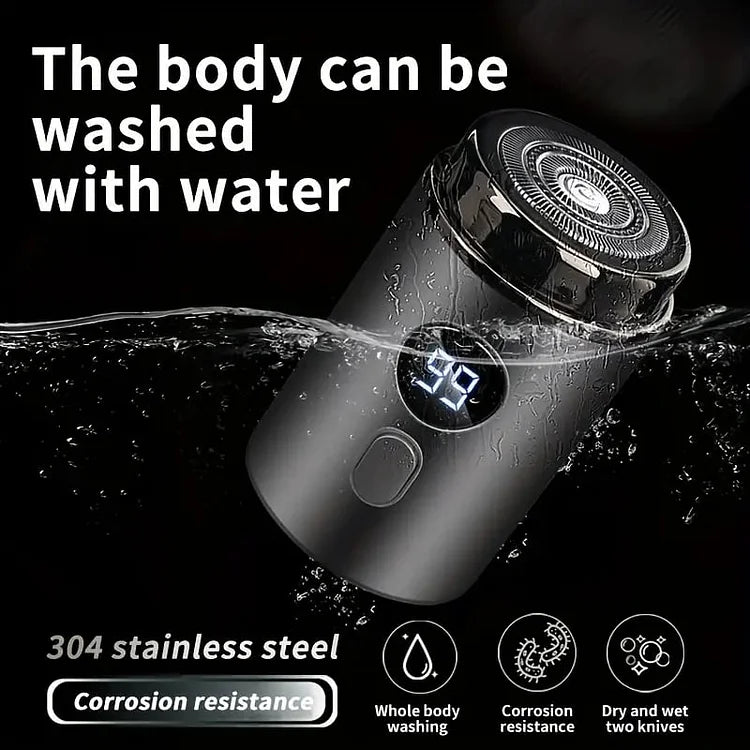 Compact Electric Shaver for Smooth Skin on the Go