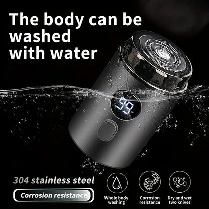 Compact Electric Shaver for Smooth Skin on the Go
