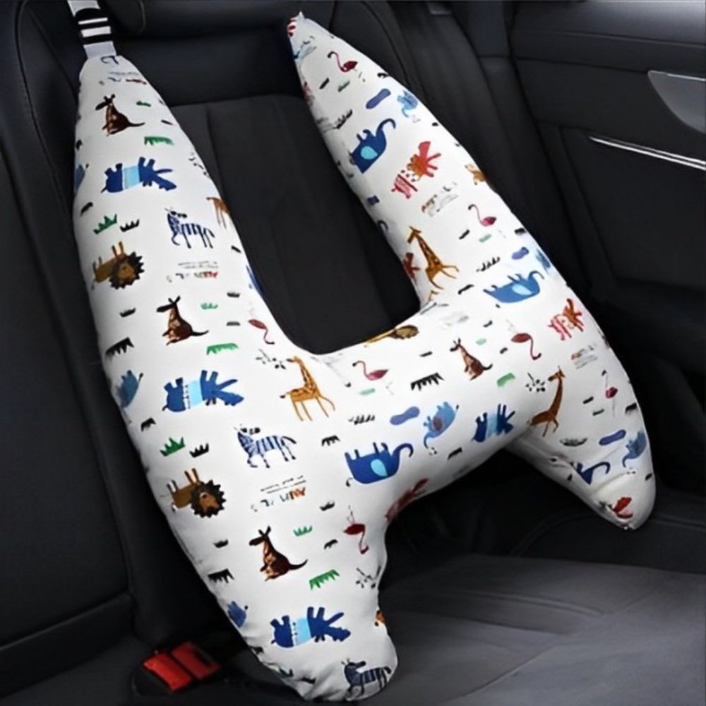 Travel Pillow for Kids - Backseat Comfort for Car Journeys