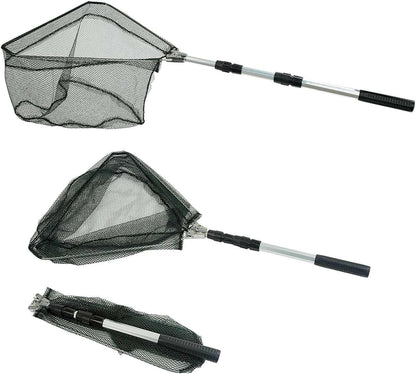 Extendable Fishing Net with Collapsible Handle