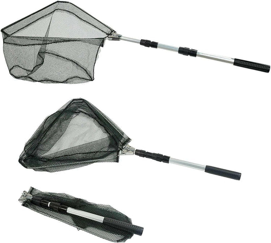 Extendable Fishing Net with Collapsible Handle