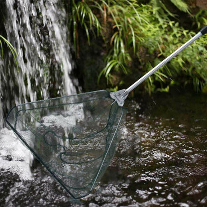 Extendable Fishing Net with Collapsible Handle
