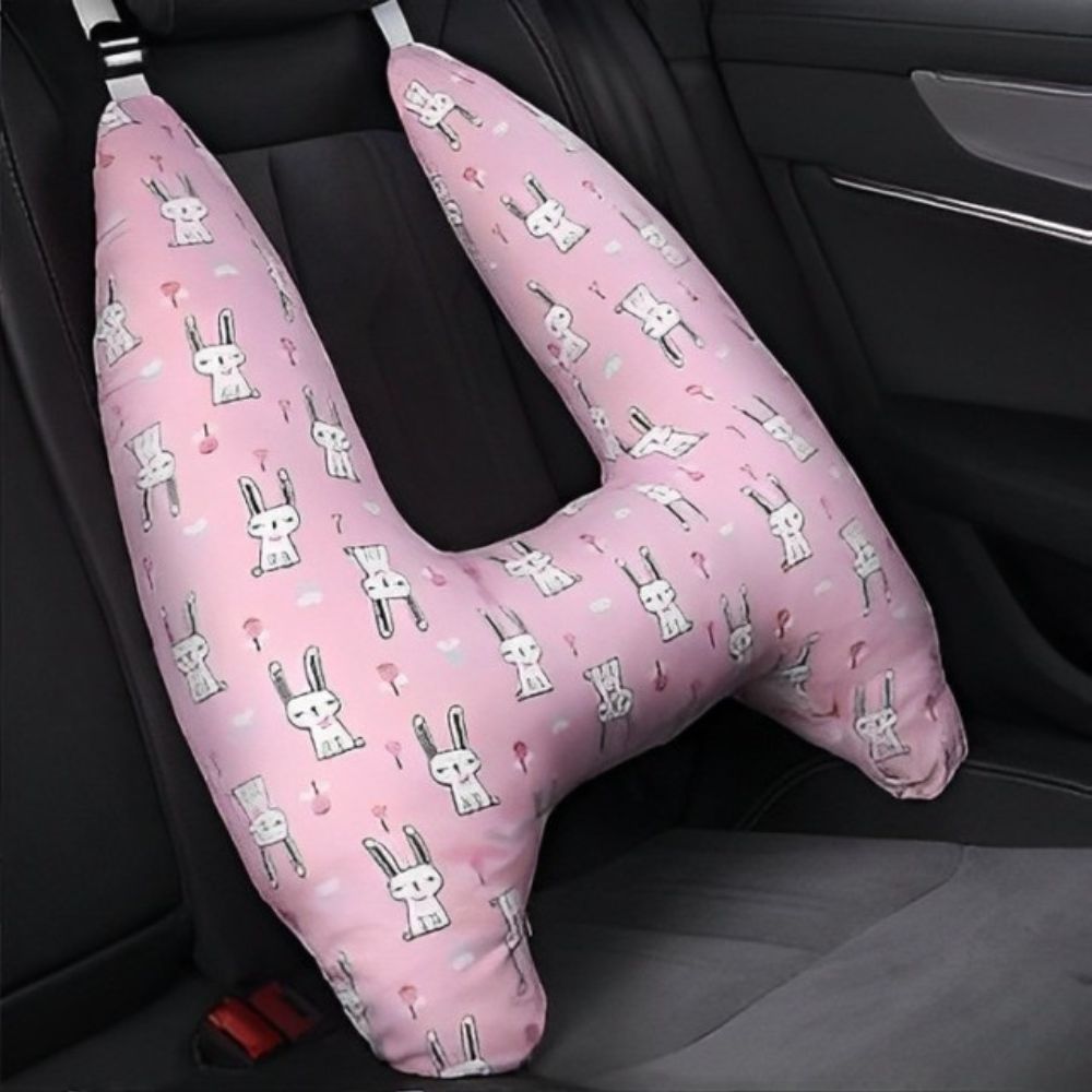Travel Pillow for Kids - Backseat Comfort for Car Journeys