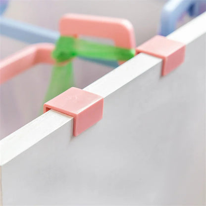 Hanging Plastic Trash Bag Holder | Kitchen Cabinet Organizer