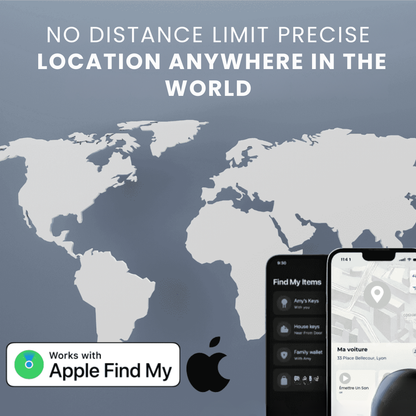 GPS Motorcycle Tracker - No Subscription, Works with Android & iOS