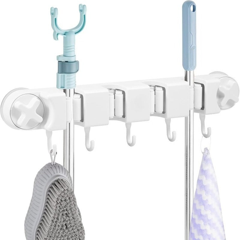 Free Bonus: Easy Mop and Broom Organizer without Drilling