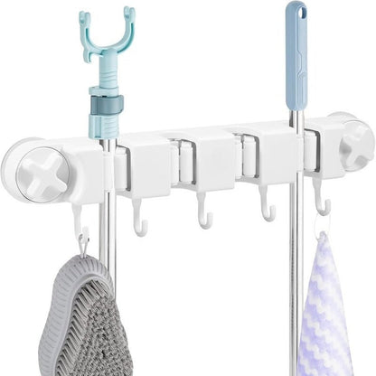 Free Bonus: Easy Mop and Broom Organizer without Drilling