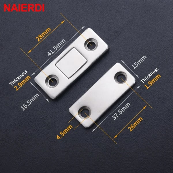 Sleek Magnetic Door Closures | Invisible Adhesive Fasteners