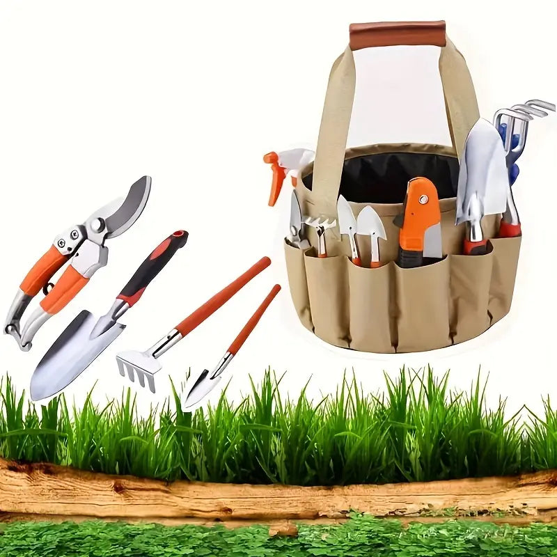 Complete Garden Tool Set with Storage Bag for Effortless Gardening