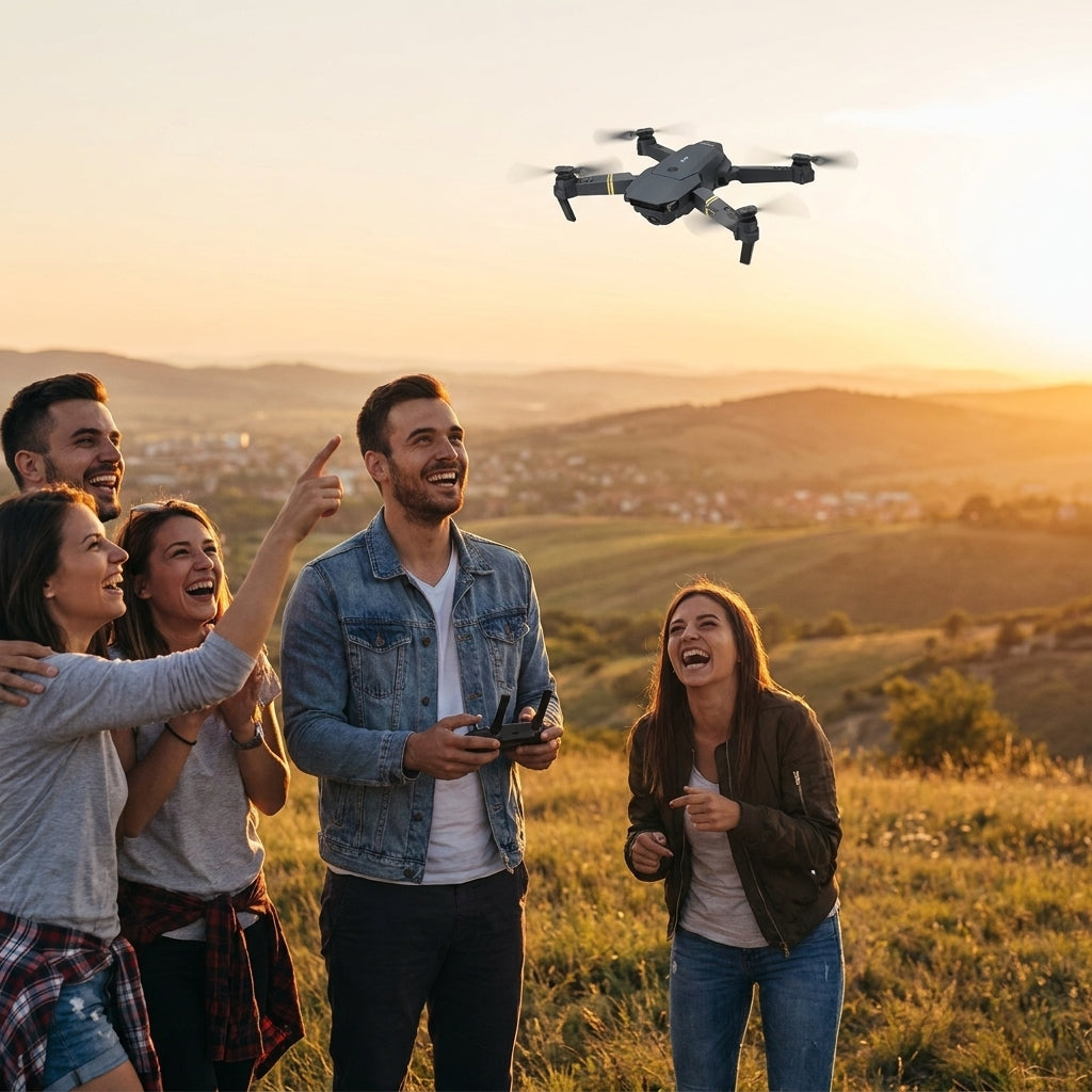 Portable 4K Aerial Photography Drone with Remote Control