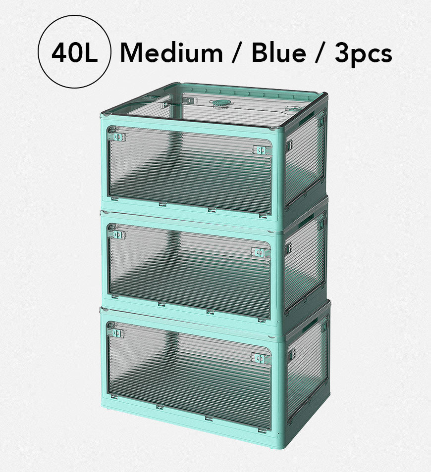 Versatile Collapsible Clear Storage Organizer