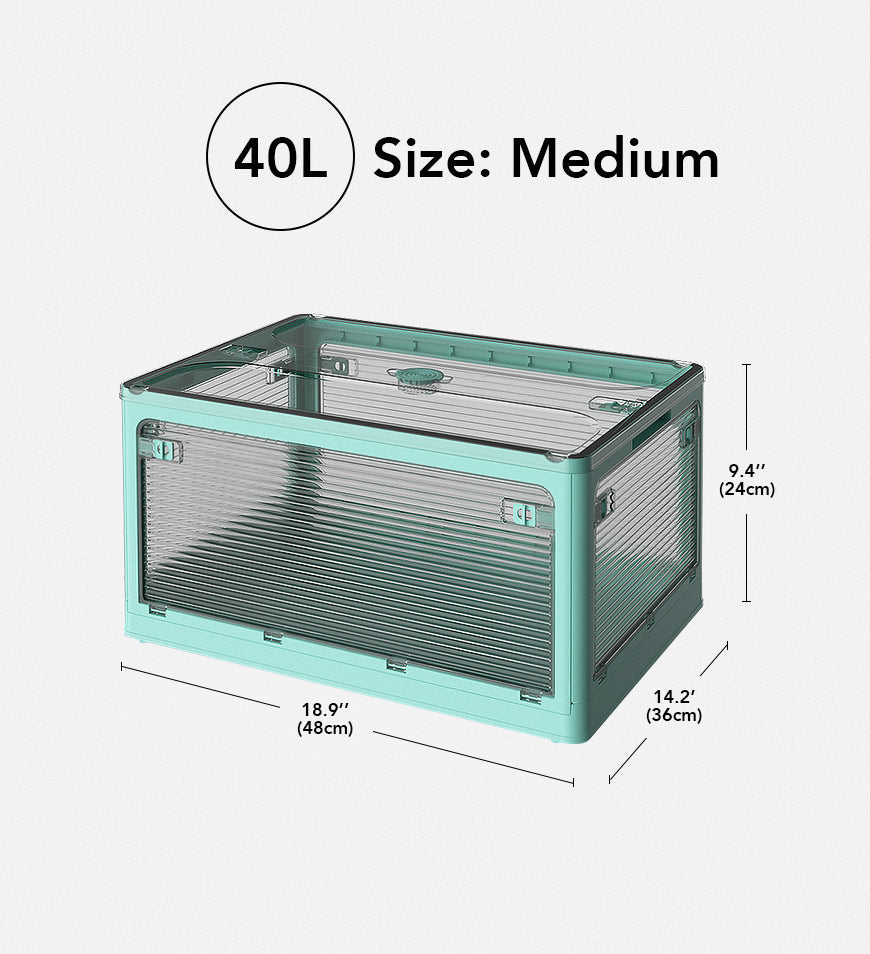 Versatile Collapsible Clear Storage Organizer