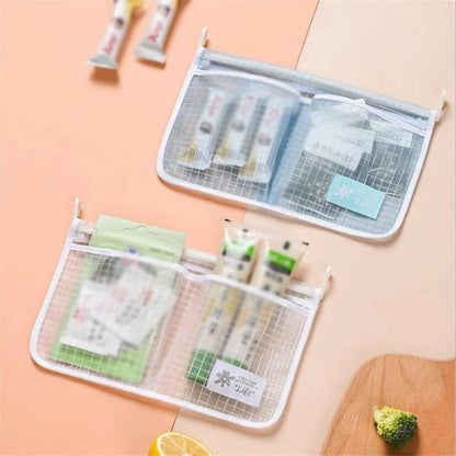 Refrigerator Organizer with Breathable Mesh Material – PP for Door Hanging