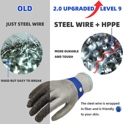 Food-Grade Stainless Steel Metal Glove