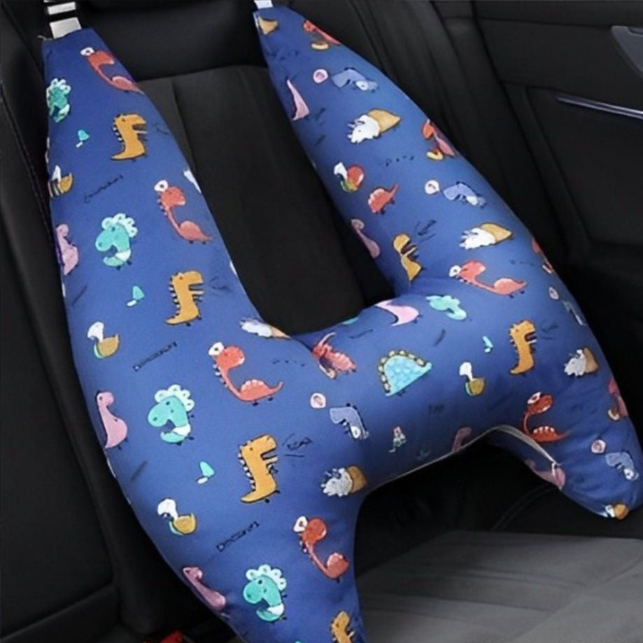 Travel Pillow for Kids - Backseat Comfort for Car Journeys