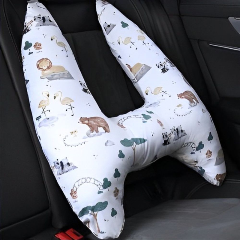 Travel Pillow for Kids - Backseat Comfort for Car Journeys