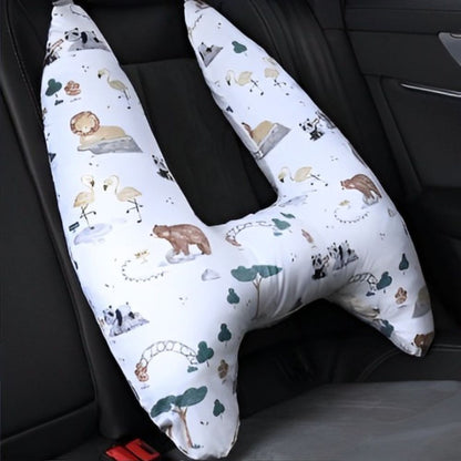 Travel Pillow for Kids - Backseat Comfort for Car Journeys
