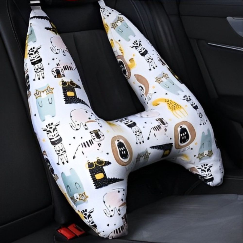 Travel Pillow for Kids - Backseat Comfort for Car Journeys