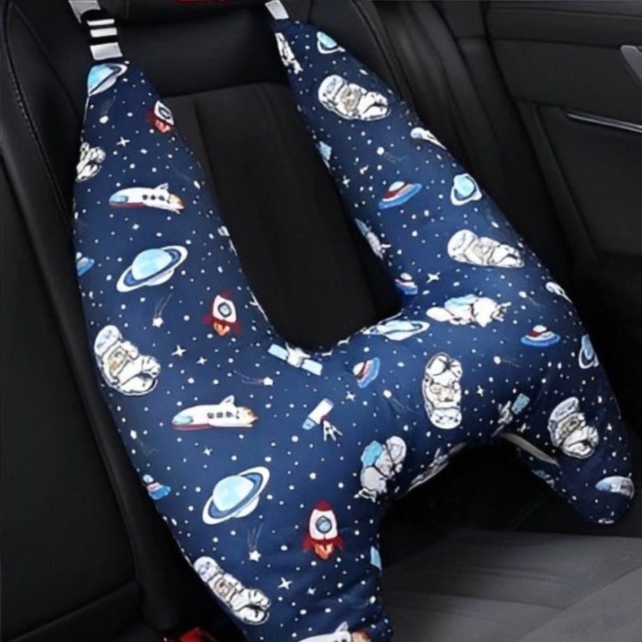 Travel Pillow for Kids - Backseat Comfort for Car Journeys