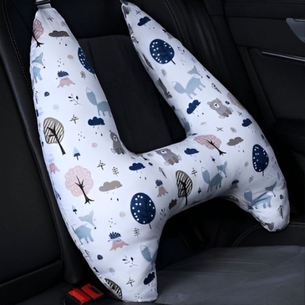 Travel Pillow for Kids - Backseat Comfort for Car Journeys