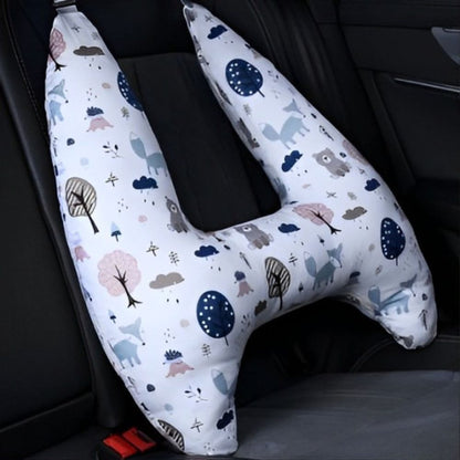 Travel Pillow for Kids - Backseat Comfort for Car Journeys