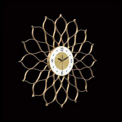 Modern Gold Wall Clock for Stylish Home Decor