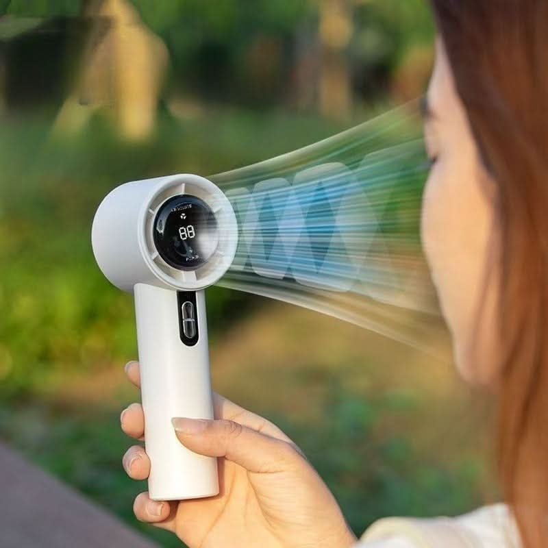 Portable Rechargeable Fan – Handheld Design for On-the-Go Use