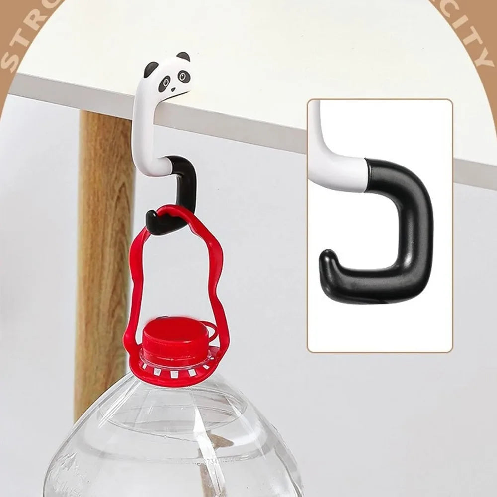 Portable Backpack and Key Organizer - Foldable Cartoon Table Hook