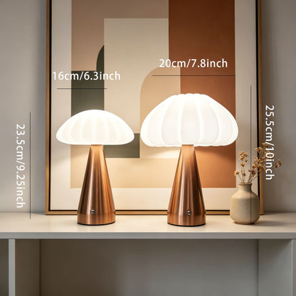 Elegant Night Lighting Table Lamp with Umbrella Design