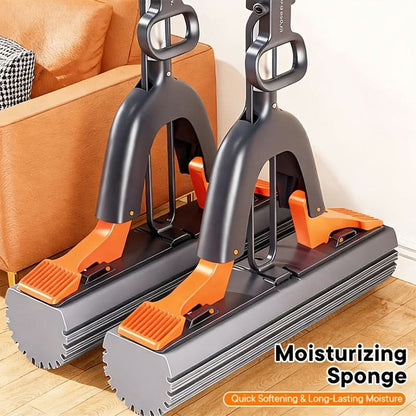 High-absorbency Sponge Mop for Quick and Easy Floor Cleaning