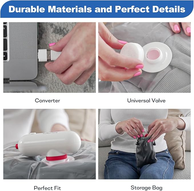 Instantly Create More Space by Compressing Your Clothing