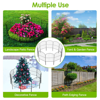 Stylish Fence for Immediate Protection of Plants and Pets
