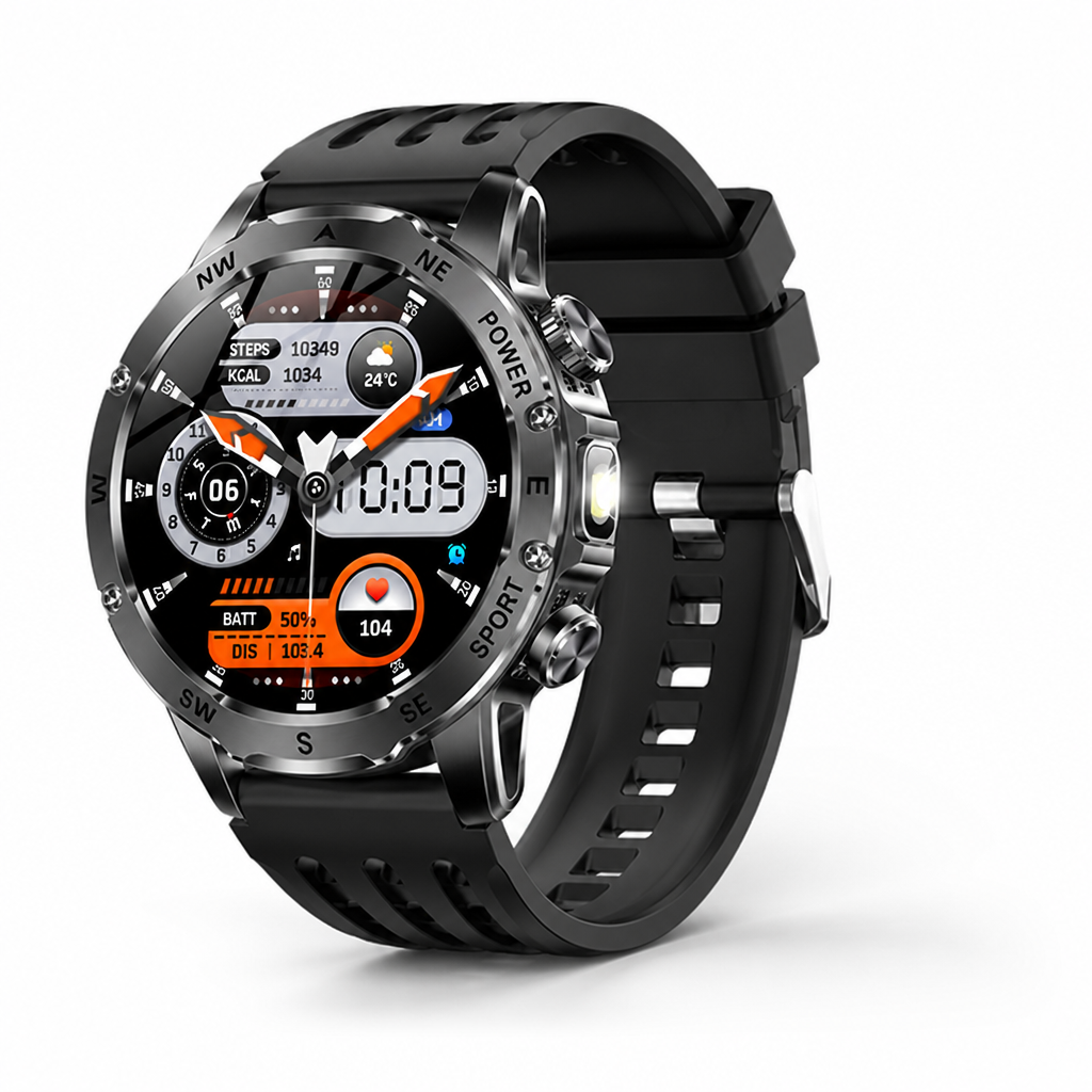 1.53-Inch Water-Resistant Smartwatch with Bluetooth Calling
