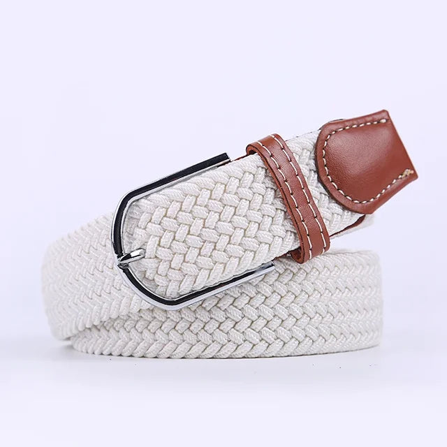 Stretchy Casual Belt Crafted from Elastic Fabric