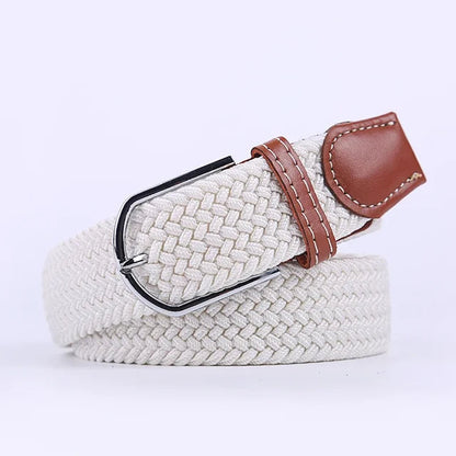 Stretchy Casual Belt Crafted from Elastic Fabric