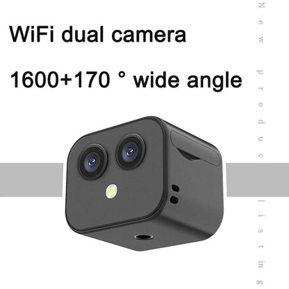 Wireless 4K Security Camera with 170° Wide Angle and Intercom Feature