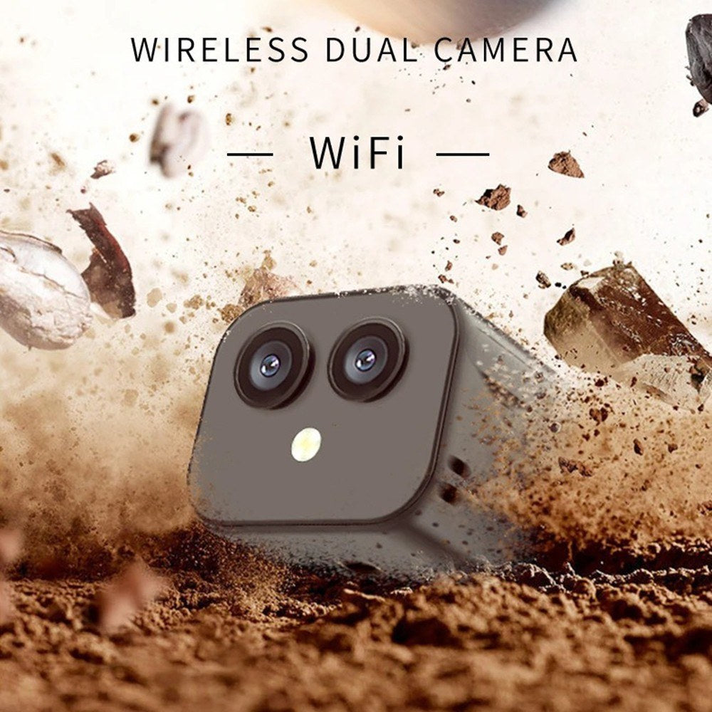 Wireless 4K Security Camera with 170° Wide Angle and Intercom Feature