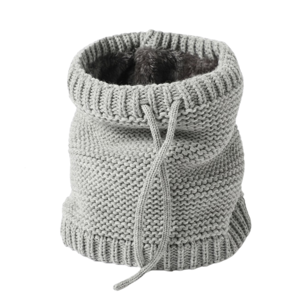 Thick Fur Neck Cover Scarf for Women - Knitted Winter Ring Style