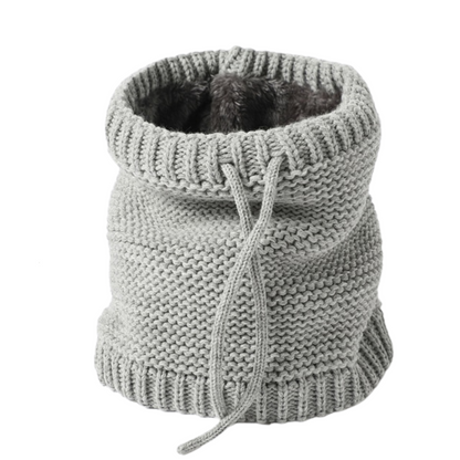 Thick Fur Neck Cover Scarf for Women - Knitted Winter Ring Style