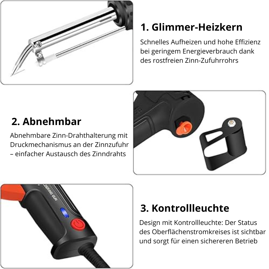 QuickHeat Soldering Tool | 20-Second Precision Soldering for Electronics