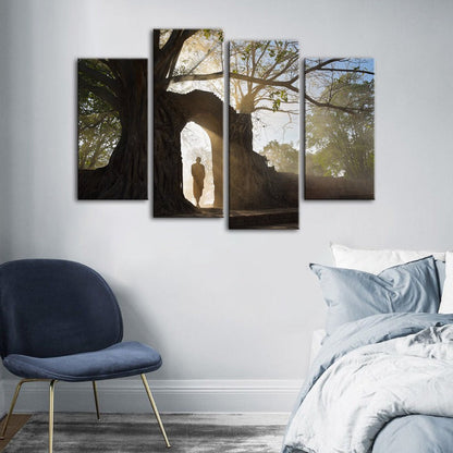 Serene Nature Canvas Art Set - 4 Piece Wall Decor