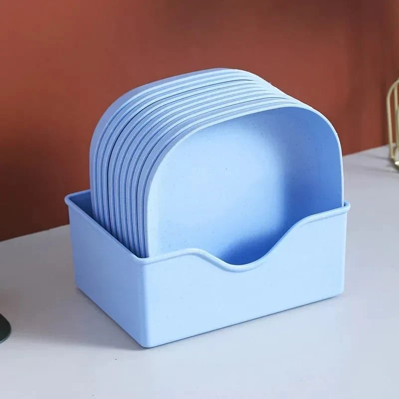 Set of 10 Versatile Bone-Shaped Serving Dishes