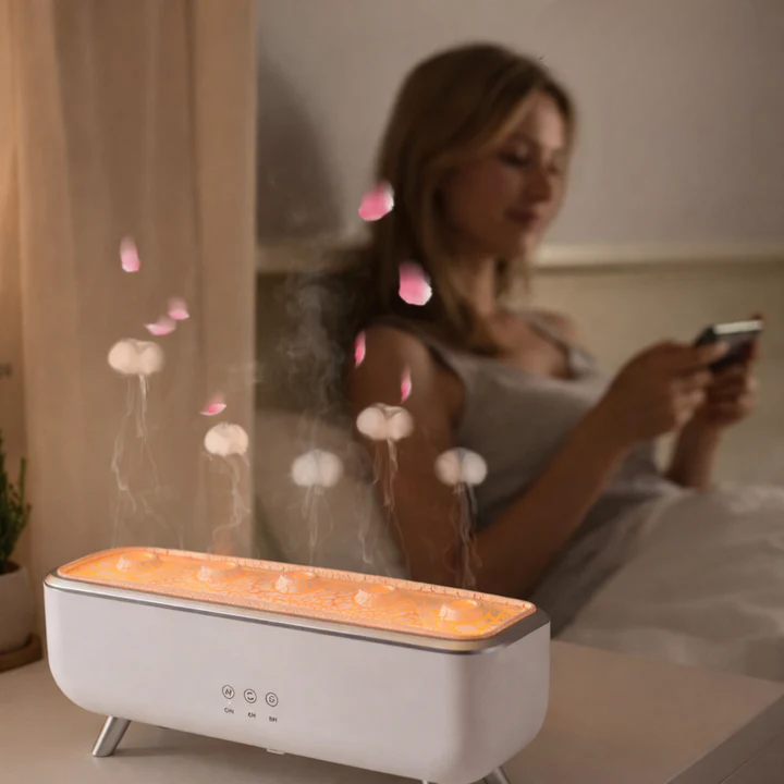 JellyMist Aroma Diffuser | 300ml Humidifier with LED & Remote