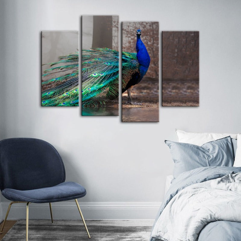 Serene Water's Edge - 4-Piece Canvas Art Set