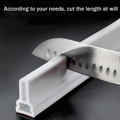 Silicone Water Barrier Strip for Bathroom Use