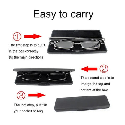 Folding Reading Glasses for Men and Women – Compact Design