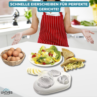 3-in-1 Egg Slicer – Versatile Egg Cutter and Chopper
