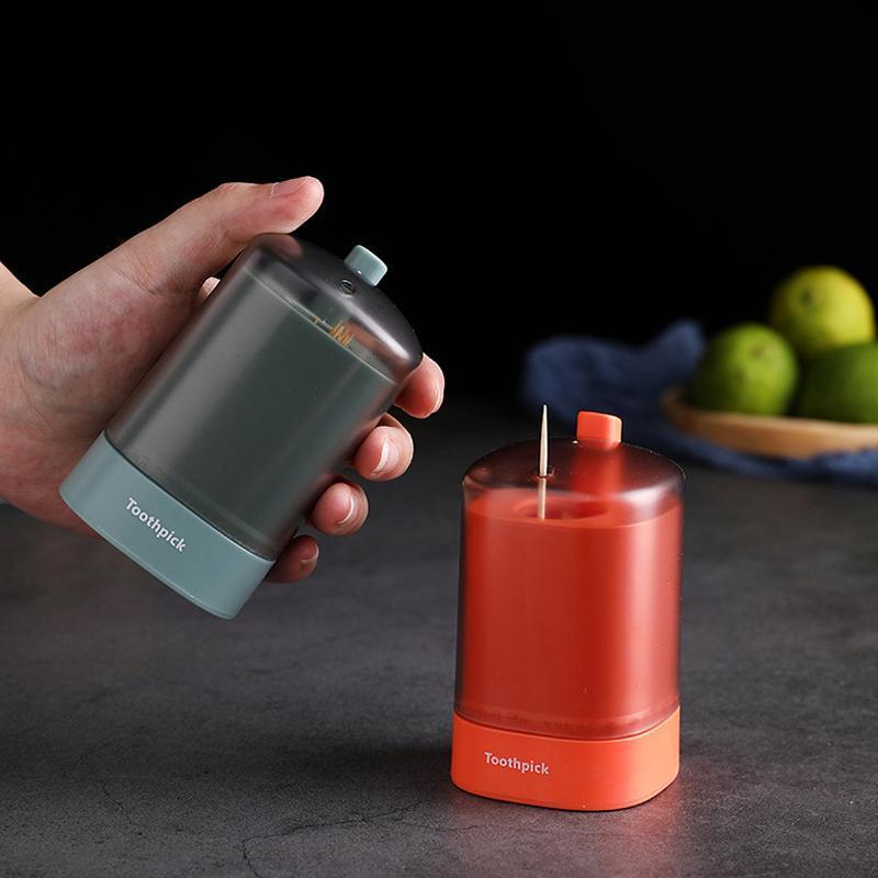 Toothpick Dispenser with Automatic Pop-up Feature