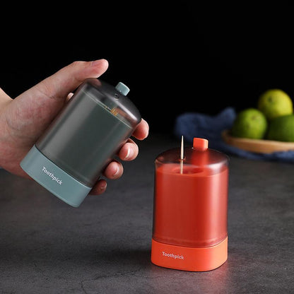 Toothpick Dispenser with Automatic Pop-up Feature